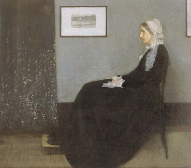 James Mcneill Whistler arrangement in grey and black the artist s mother Germany oil painting art